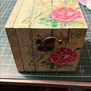 Floral Wooden Box
